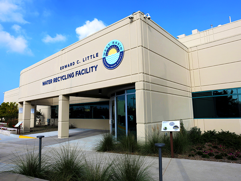Edward C. Little Water Recycling Facility Reopens